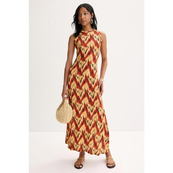 Ulla Johnson Dresses & Skirts - Ulla Johnson Multicolored Abstract Orla Midi Dress Size Petite